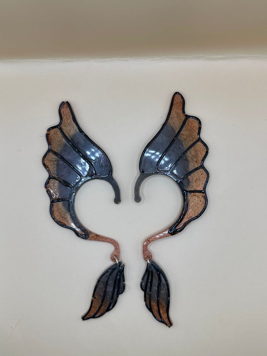 Handmade resin far ear cuffs