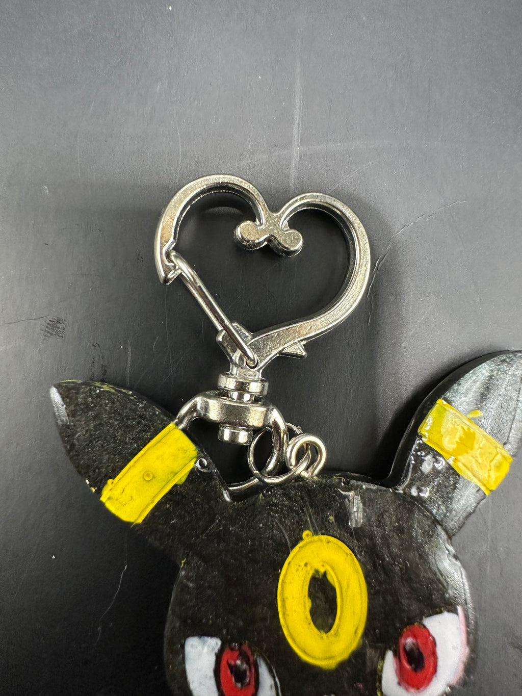 Chibi Umbreon Pokemon Handpainted resin Keychain