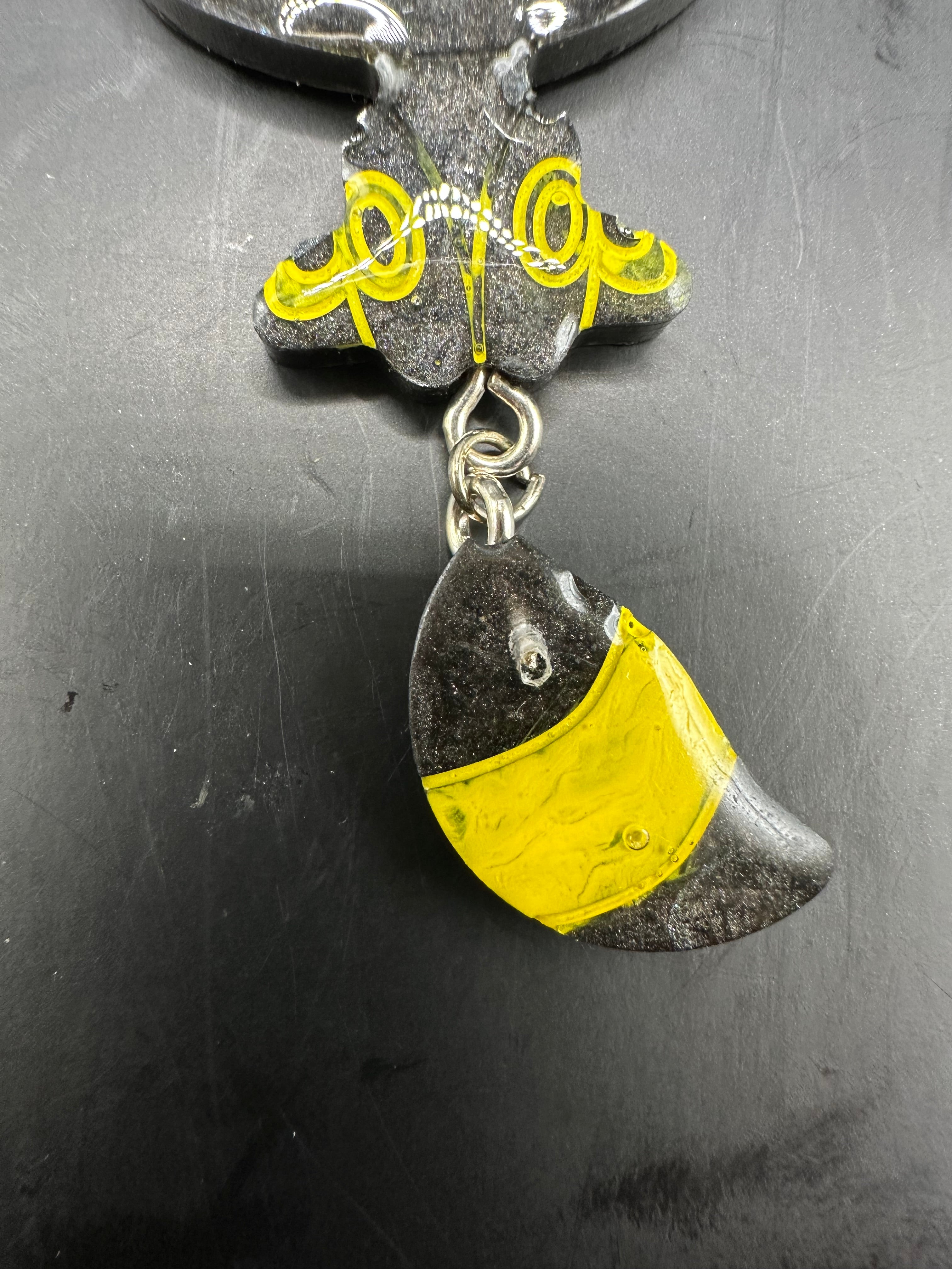 Chibi Umbreon Pokemon Handpainted resin Keychain