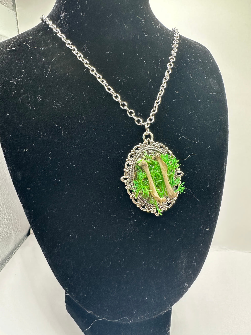 Rat Bone Botanical Necklace