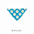 Crochet daisy bandana