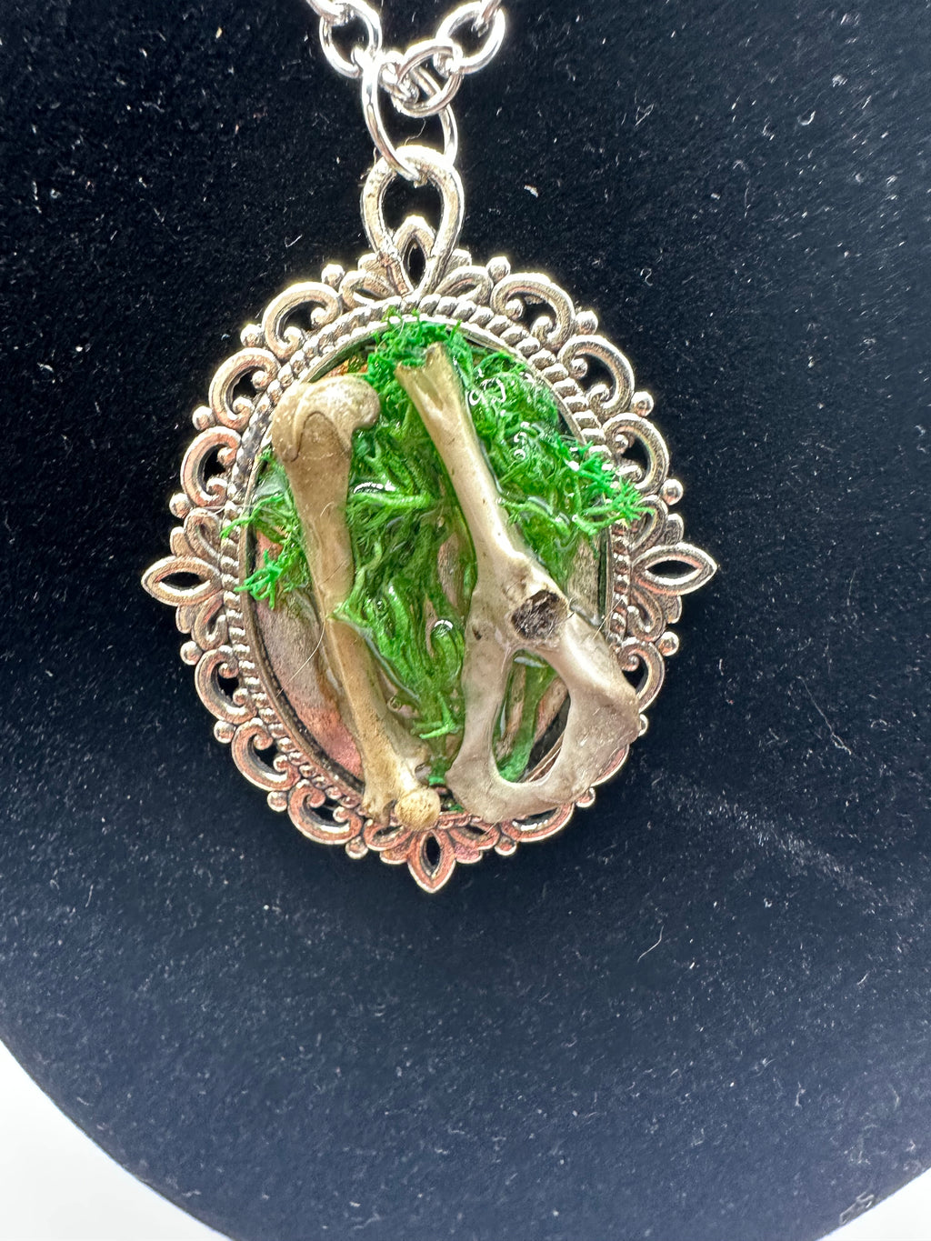 Rat Bone Botanical Necklace