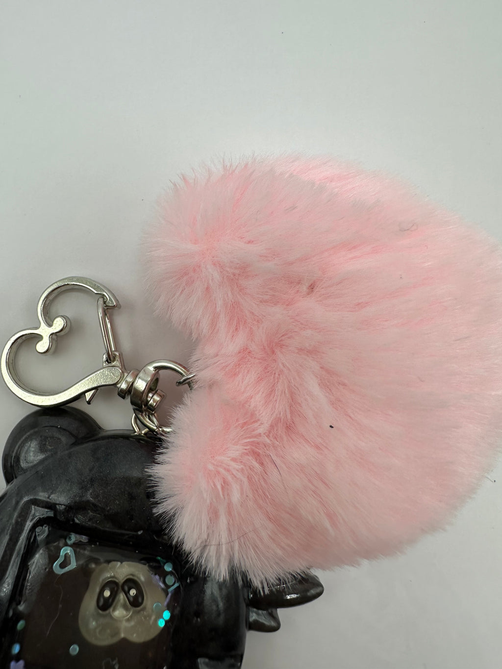 Panda tamagotchi shaker charm keychain purse charm