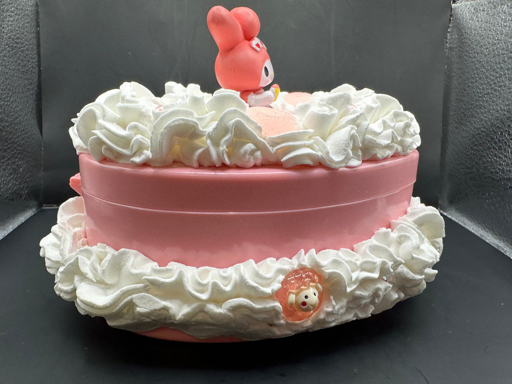 Kawaii Heart Shaped Cake Jewelry Box
