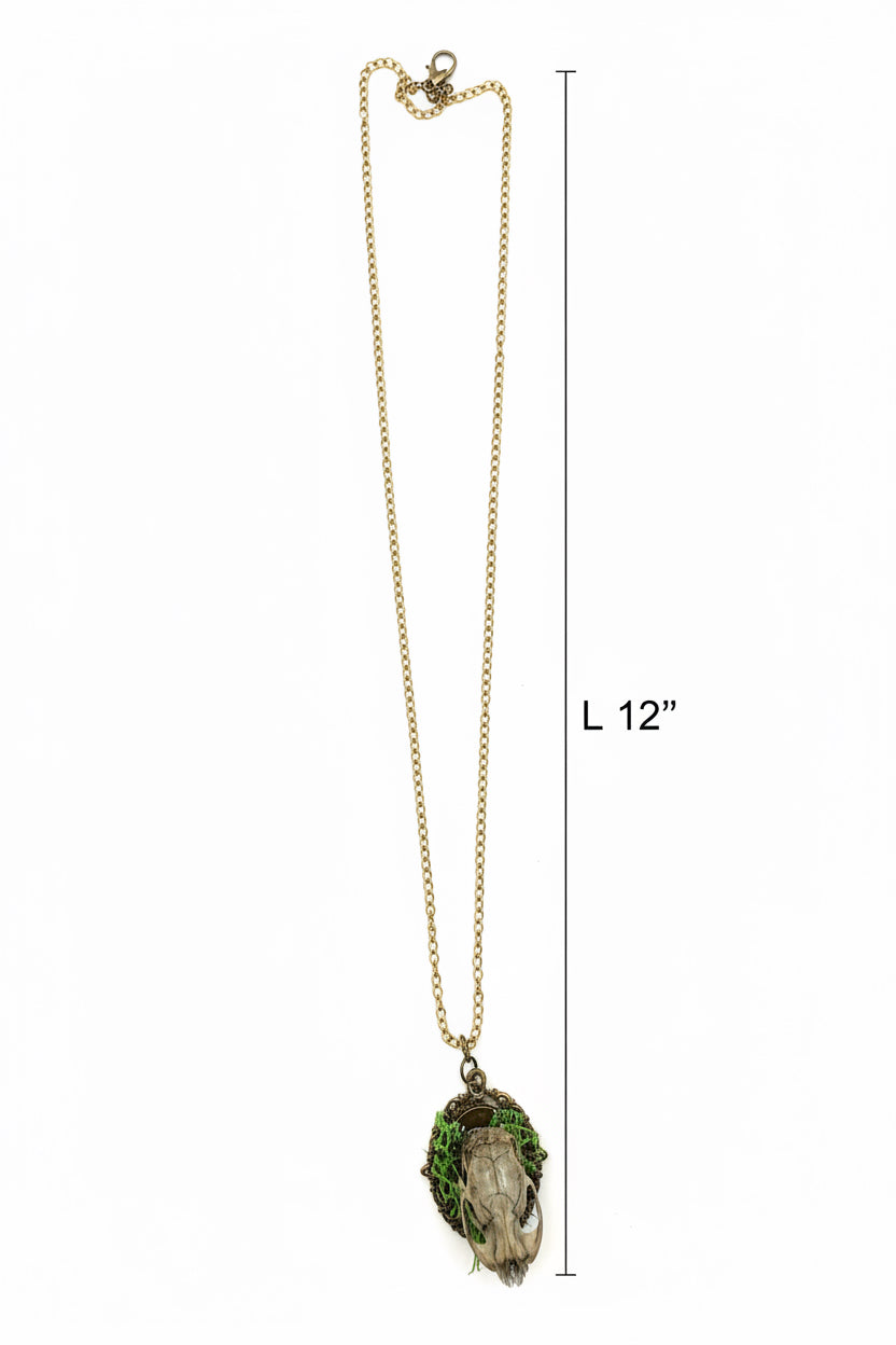 Rat Skull oddity necklace