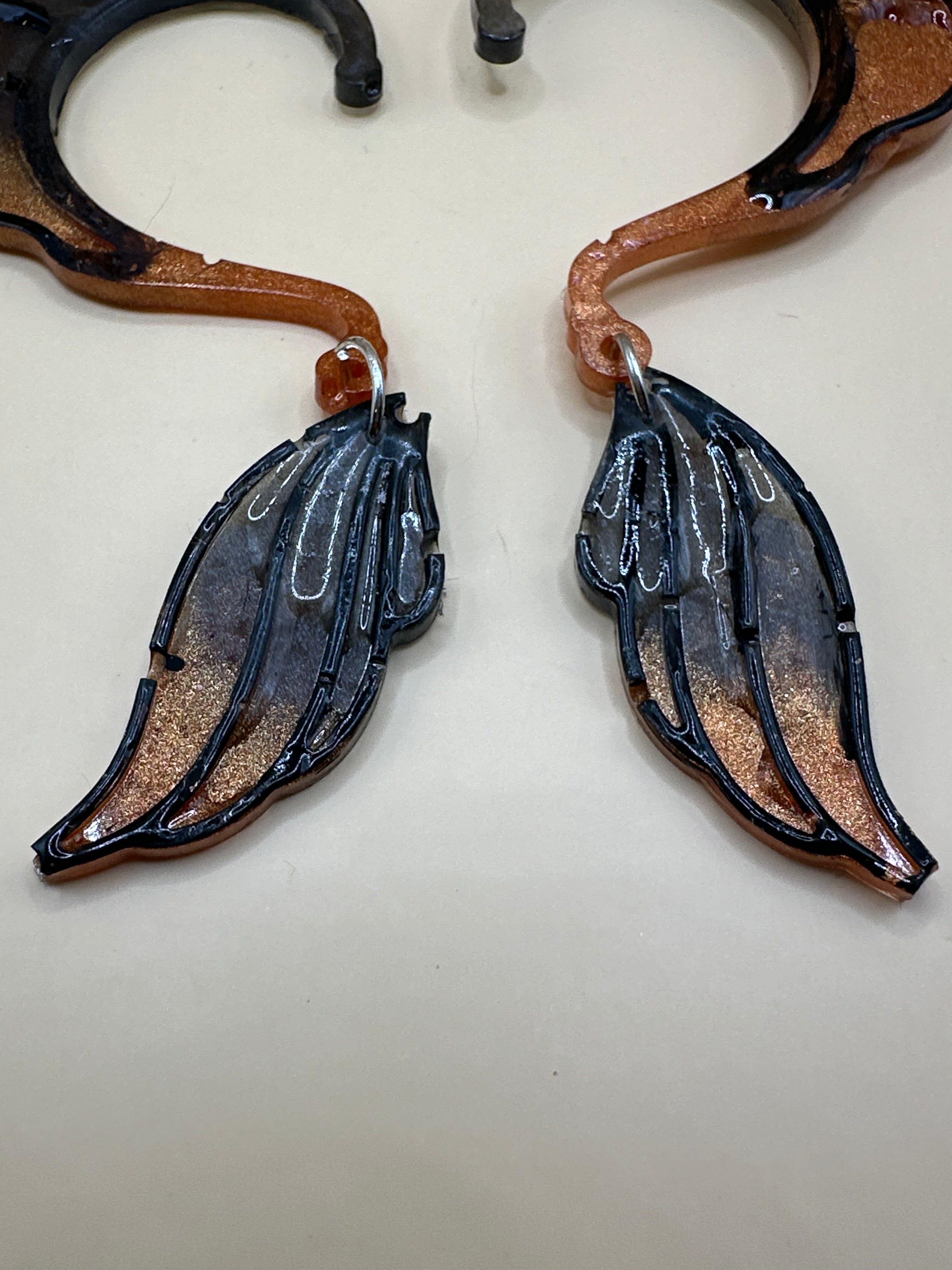 Handmade resin far ear cuffs