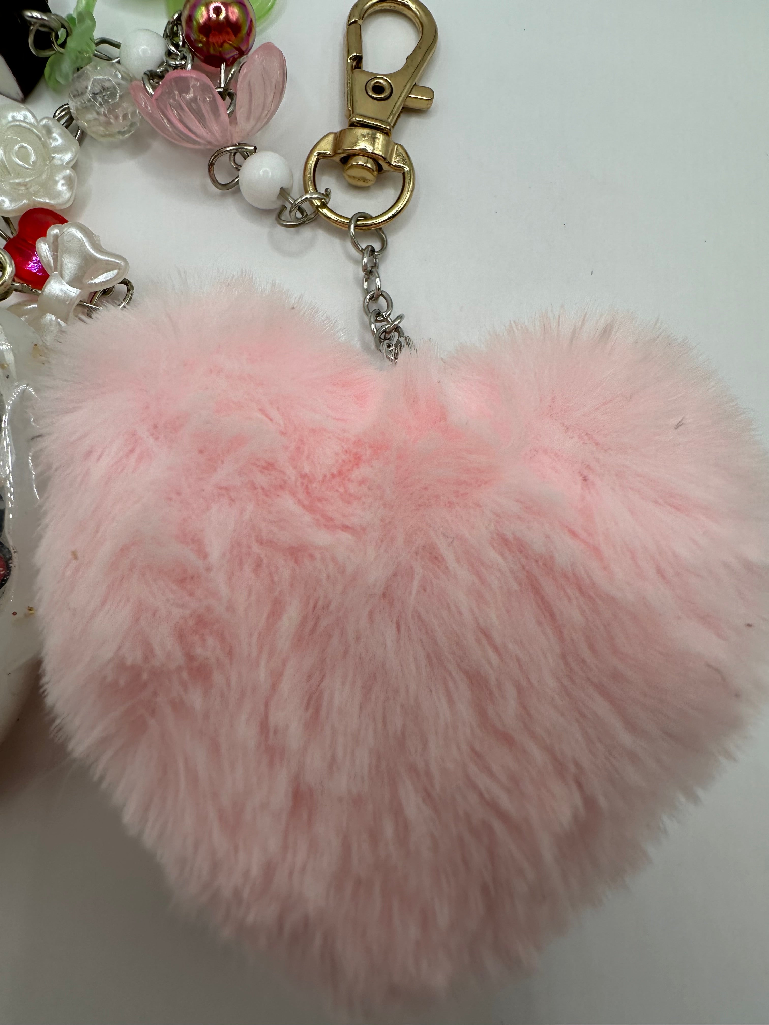 Labubu x hello kitty Sanrio popmart collab shaker keychain purse charm handmade
