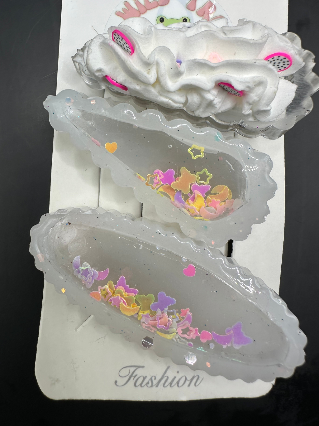 Dry shaker and icing 3 pack hair clips