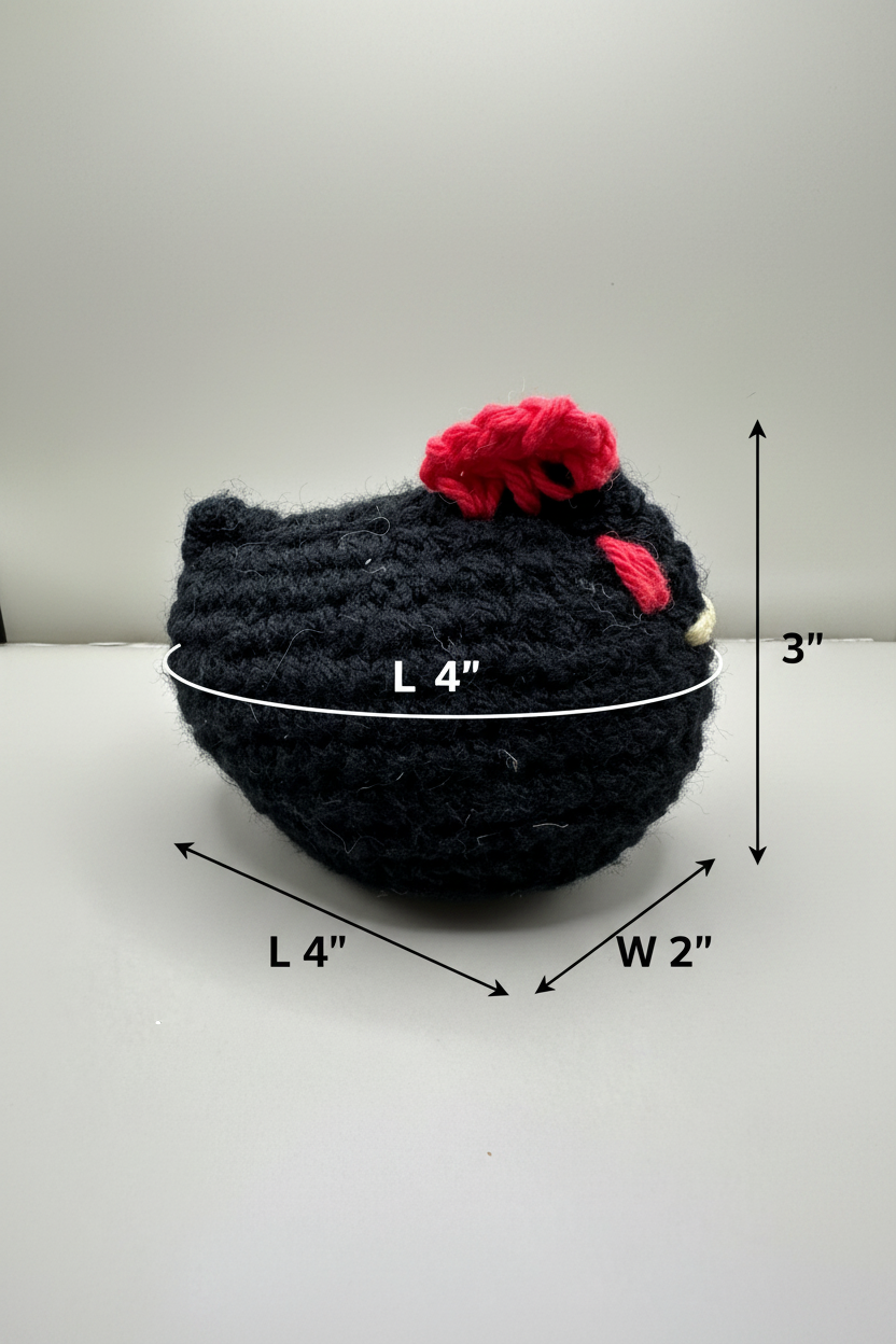 Crochet handmade void chicken mini plush